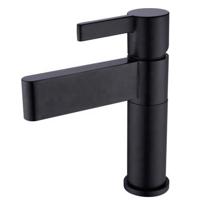 China Bathroom Swivel Faucets Design Hot Water Metered Stylish Black Mixer Basin Faucet And Cold For Sink for sale