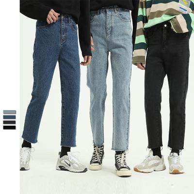 China New Arrival Retro Breathable Men's Denim Loose Stretch Nine Pants Custom Designs Casual Men's Tapered Stretch Jeans for sale