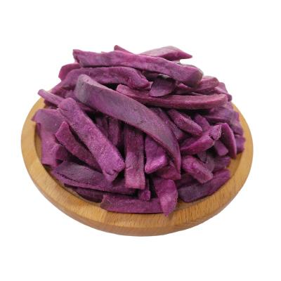 China Nutritious Purple Sweet Potato VF Vacuum Fried Purple Fries Snacks With Fruit And Vegetable Snacks 100% NATURA OEM Professional for sale