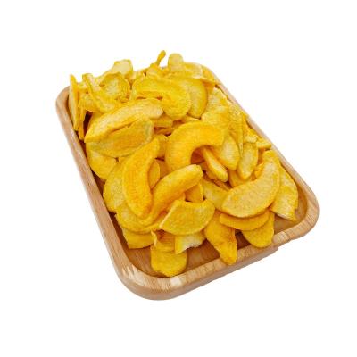 China PEACH peach vf crunchy vacuum fried peach chips snack with fruit and vegetable snacks 100% NATURA OEM Professional for sale