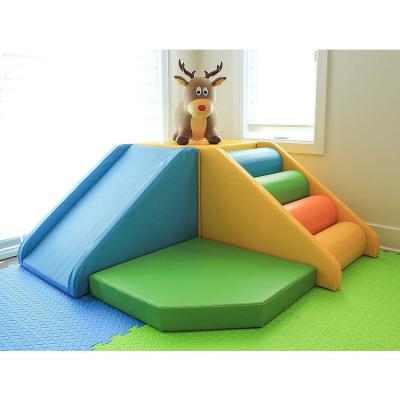 China 6 months-5years Rainbow Square Climber Kids High Quality Customized Pit Colorful Soft Play for Toddlers Indoor Playground Eco-friendly 1 Set for sale