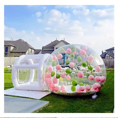 China Avtivities Outdoor  Inflatable Toys Accessories Inflatable Bubble Dome House Clear Transparent Inflatable  Pvc Balloon Bubble House for sale