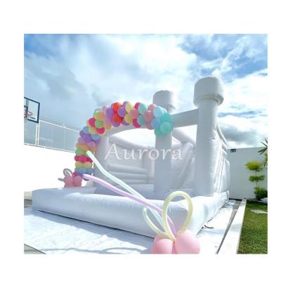 China 6 months-5years Outdoor birthday party Banner For Jumping Castles resbaladero inflable 50ft inflatable water slide for sale