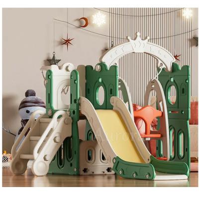 China 6 months-5years Children Plastic Slide Swing Toys Kids Slides glissiere en plastique Indoor Plastic Slide Party Rental Equipment Set for sale