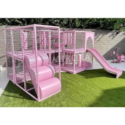 China Amusement Park soft play outdoor toddler soft play equipment soft play equipment pastel pink for sale for sale