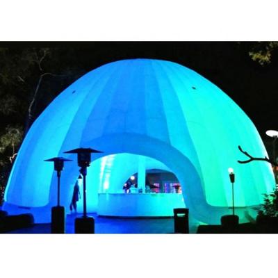 China Avtivities Outdoor inflatable disco party tent inflatable yurt nightclub inflatable picnic tent dome manufacturer sale for sale