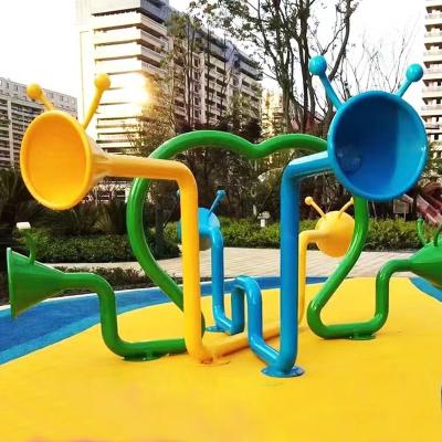 China Plastic+Metal+Steel Megaphone Mental Voice Large Rubber Flooring Equipment Toys Outdoor Playground Accessories for sale