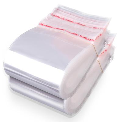 China Cell Phone Recyclable Dustproof Self-Sealing Bag Clear Adhesive Plastic Bag for sale