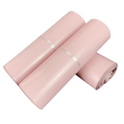 China Postal Mailing Mailing Mailing Package Announcement Poly Bag Waterproof Light Pink Self Adhesive Glue Seal Gift Bags Messenger Storage Bags for sale