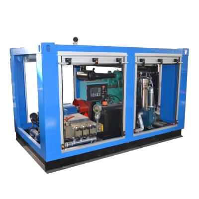 China Factory mobile drive diesel high pressure cleaning machine for sale