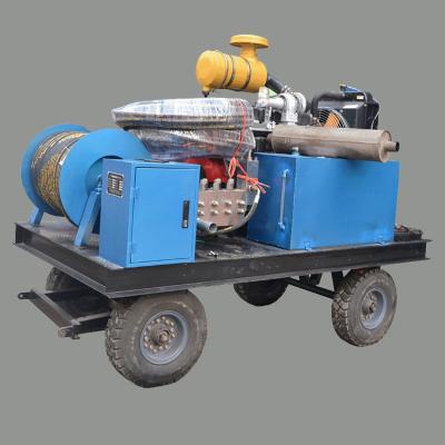 China Factory Water Pipe Drain Cleaning Machine Diesel High Pressure Sewer Jetter for sale