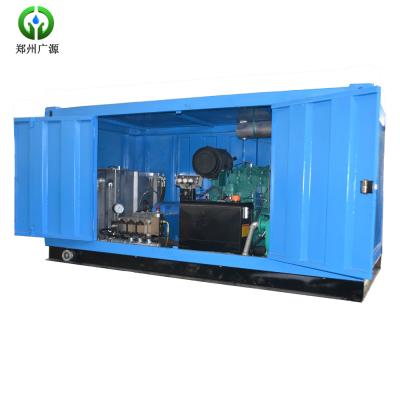 China Hotels 15000psi 100Mpa Water Jetting Machine Water Jet Sandblaster High Pressure Cleaner Machine for sale