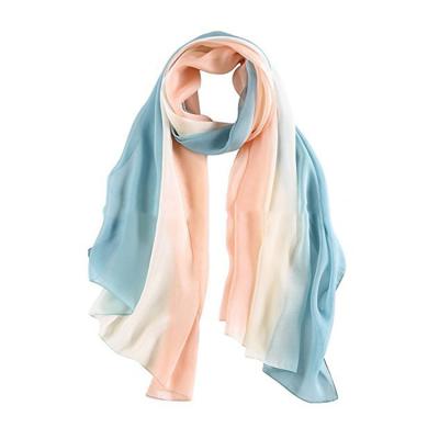 China Colorful Gradient Wholesale Cheap Pure Silk Ramp Scarf Price Audit Avon Scarf for sale