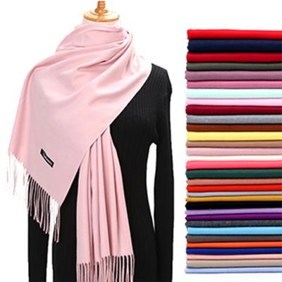 China Popular Wholesale RPET Winter Woman Cotton Material Recycled Woven Scarf for sale