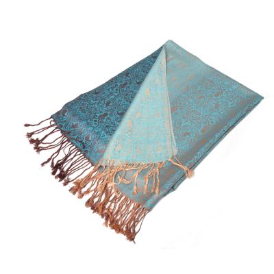 China 100% woman custom acrylic or wool or cashmere or cotton digital printing paisley pashmina comfortable scarf for sale