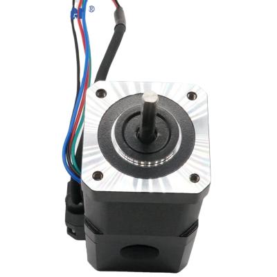 China 42mm Diameter Brake Stepper Motor Two Phase Type 1.8 Degree NEMA 17 Hybrid Stepper Motor With Brake PST42H241-4L20M for sale