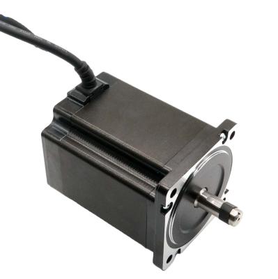 China CNC Industry China Made 86mm 1.8 Degree NEMA 34 Phase 2 Cable Type Hybrid Stepper Motor for sale