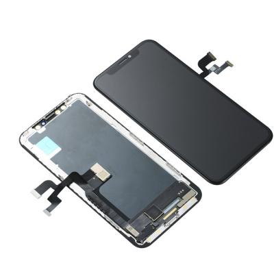 China Free Shipping 128g Full Set External Soft Panel Screen Mobile Phone LCD Display For iPhone X 5.8 /6.1 / 6.5 Inch Mobile Phone LCD for sale