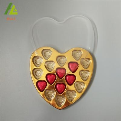 China OEM Blister Design Biodegradable Chocolate Box Inner Plastic Tray for sale