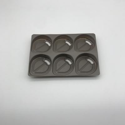 China Disposable Food Grade And Plastic Material Heart Chocolate Tray for sale