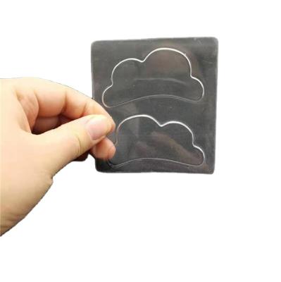 China Cloud Shape Disposable Customized Clear Plastic Eye Mask Packaging Tray for sale