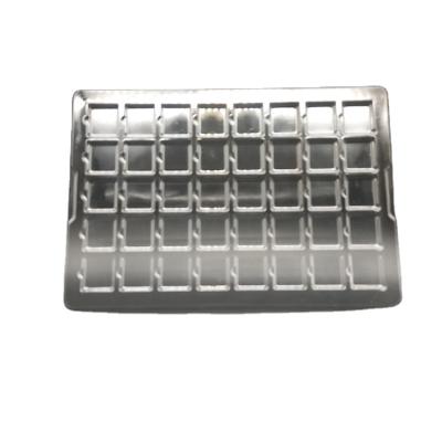 China Disposable Custom Clear Transparent Plastic Electronic Components Packing Blister Tray for sale