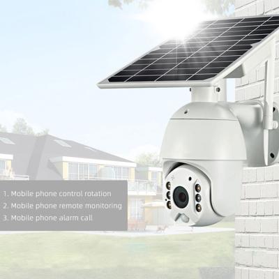 China Solar CCTV camera siren cctv camera hd wifi security camera ip ip smart infrared outdoor battery home built-in cctv ptz cctv camera for sale