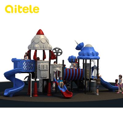 China galvanized pipe & LLDPE Customized Outdoor Used Childcare Spaceship Playground Equipment Philippines for sale