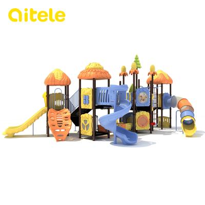 China galvanized pipe & LLDPE Top Quality Outdoor Tube Slide Playground Kids Park Equipment for sale