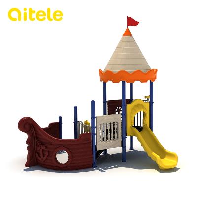 China Small Outdoor Plastic Funny Portable Activities Kids Ground Playground Playground Equipment Set for sale