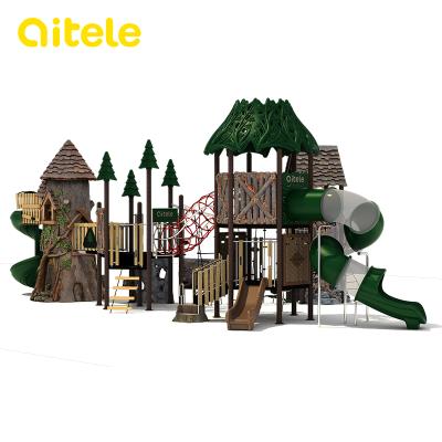 China Amusement Park China Supplier Professional Children Outdoor Slide Playground Equipment for sale