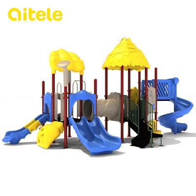 China 2-12 QITELE high quality preschool outdoor playground equipment for sale for sale