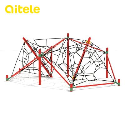 China Polyester Rope Net Promotion Kids Outdoor Playground Kindergarten Toy Climbing Frame for sale