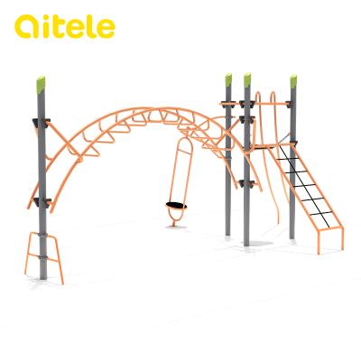 China New Design Outdoor Plastic Playground Kids Jungle Gym Playground Equipment for sale