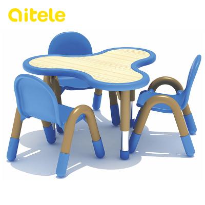 China Modern Customized Kindergarten Folding Table And Chairs For Kids for sale