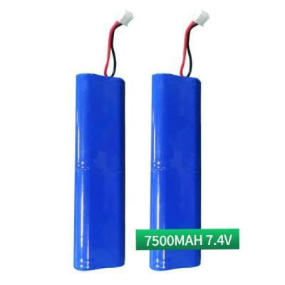 China Toys YIT 7.4v 7500mah battery 7800mah LFP 7.4 Lithium ion lifepo4 Rechargeable Ternary hybrid  battery cells for sale