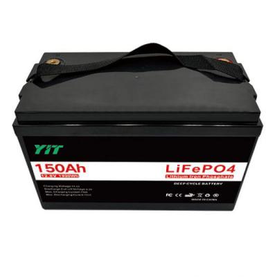 China Home Appliances YIT 12.8V 150Ah 12v solar battery Lifepo4 Lithium Iron Phosphate Deep Cycle lead acid batteries en venta