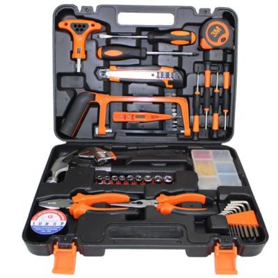 China Multifunctional Portable Home Electrician Woodworking Tool Kit 62PCS Hardware Tool Kit Repair Pliers Pull Out Hard Socket Lithium Electric Drill for sale