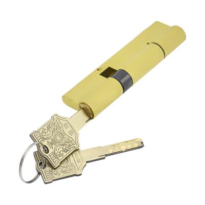 China Double Jiliya Brass European Profile Open Door Cylinder Lock for sale