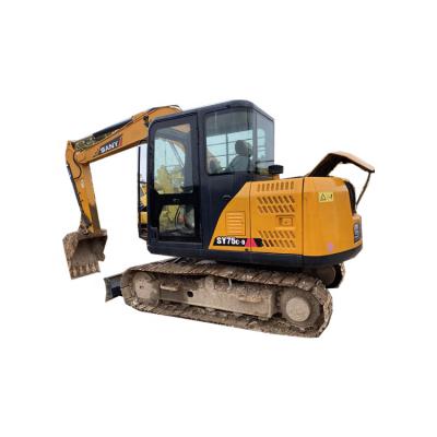 China Building\agriculture\construction 7 ton used brand china excavator Sanyy-75 with high load moment for cheap sale for sale