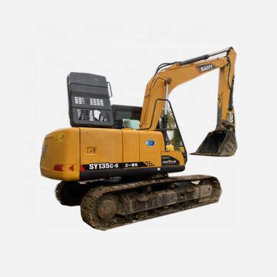 China Building\agriculture\construction 13 ton used CHINA excavator Sanyy-135 with high operating efficiency for sale for sale