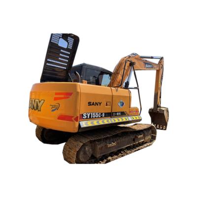 China Building\agriculture\construction 15 ton used CHINA excavator Sanyy-155C with high operating efficiency for sale for sale