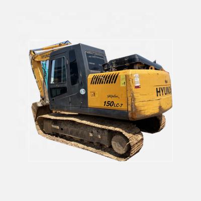 China Building\Agriculture\Construction 15 Ton Used Korea Hyundaii-150 Excavator With High Operating Efficiency For Sale for sale