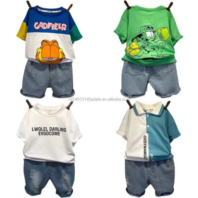 China Wholesale Casual Baby Kids Clothes Boy Girl Suit 2pcs Summer New Design Kids Wear Shorts Booties Boys Sets For Summer for sale