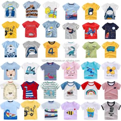 China Wholesale Breathable Kids Cotton T-shirts Baby Printed T-shirts Summer Kids T-shirt Children's T-shirts for sale