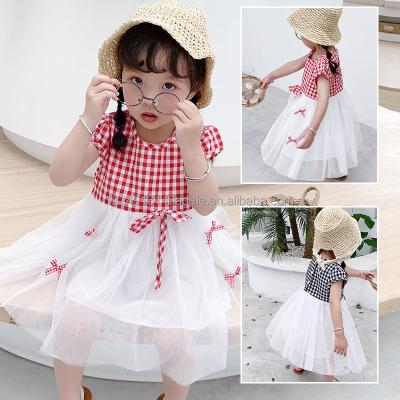 China Wholesale Washable Cotton Baby Princess Party Dress Causal Infant Dresses Kids Clothes Girls Dresses for sale