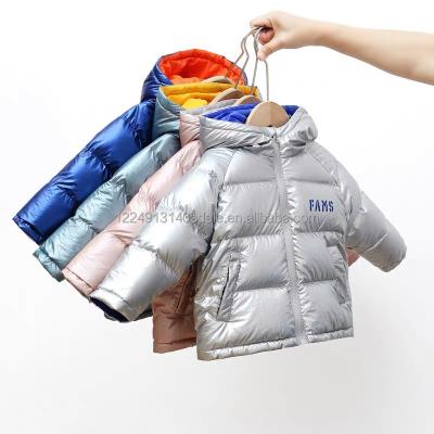 China New Children's Anti-wrinkle Korean Children's Hooded Cotton-padded Baby's Padded Jacket Boy's Girl's Jacket Lightweight Down Padded Jacket for sale