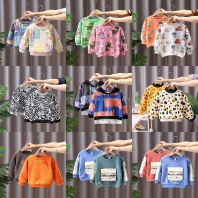 China Factory Wholesale Children's Clothing Baby Boy Girl Fashion Sweatshirt Breathable Kids Long Sleeve Sweatshirts Cotton Kids Hoodies for sale