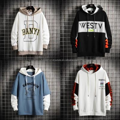 China Fashion Custom Men's Long Sleeve Oversized Sweatshirt Hoodies Men's Hoodies Anti-Shrink Wholesale Cotton Pullover Hoodie Quantity Printing for sale