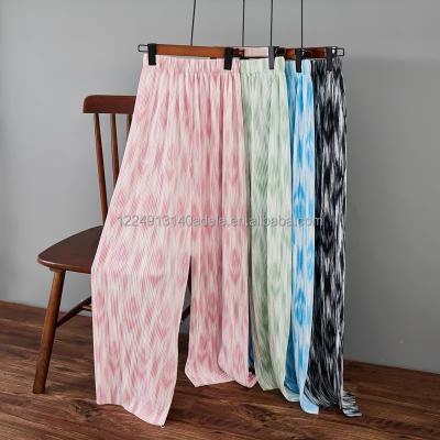 China Wholesale Women's Anti-pilling Casual Pants Springs Autumn Women's Wide Leg Ladies Pants Trousers For Women for sale